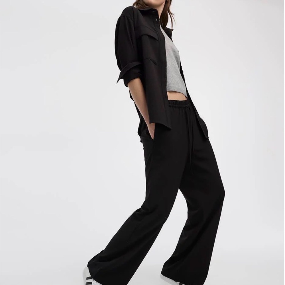 Reitmans Wide-Leg High-Rise Pull-On Pant - The Timeless